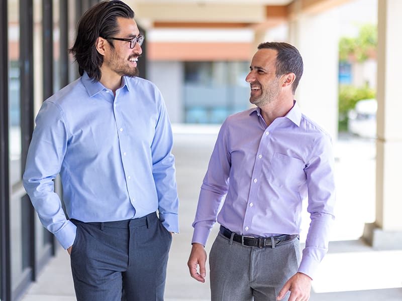 Dr. Kim & Dr. Epstein walking