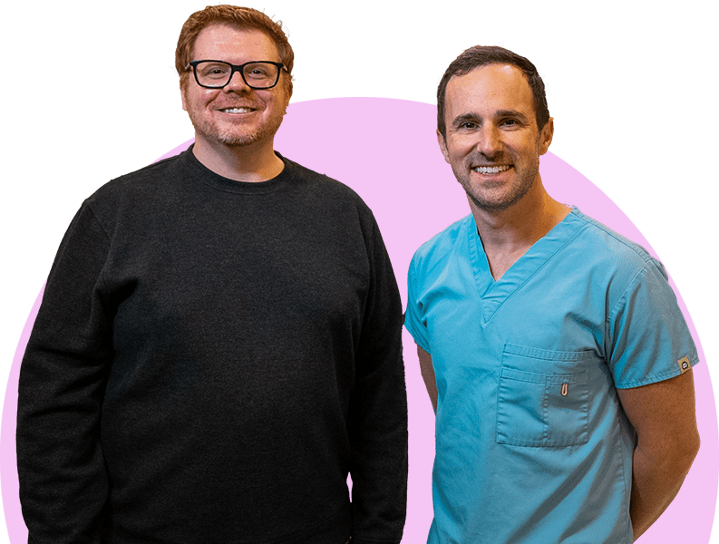 Dr. Epstein and a patient